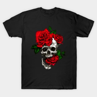 The Skull And The Roses T-Shirt